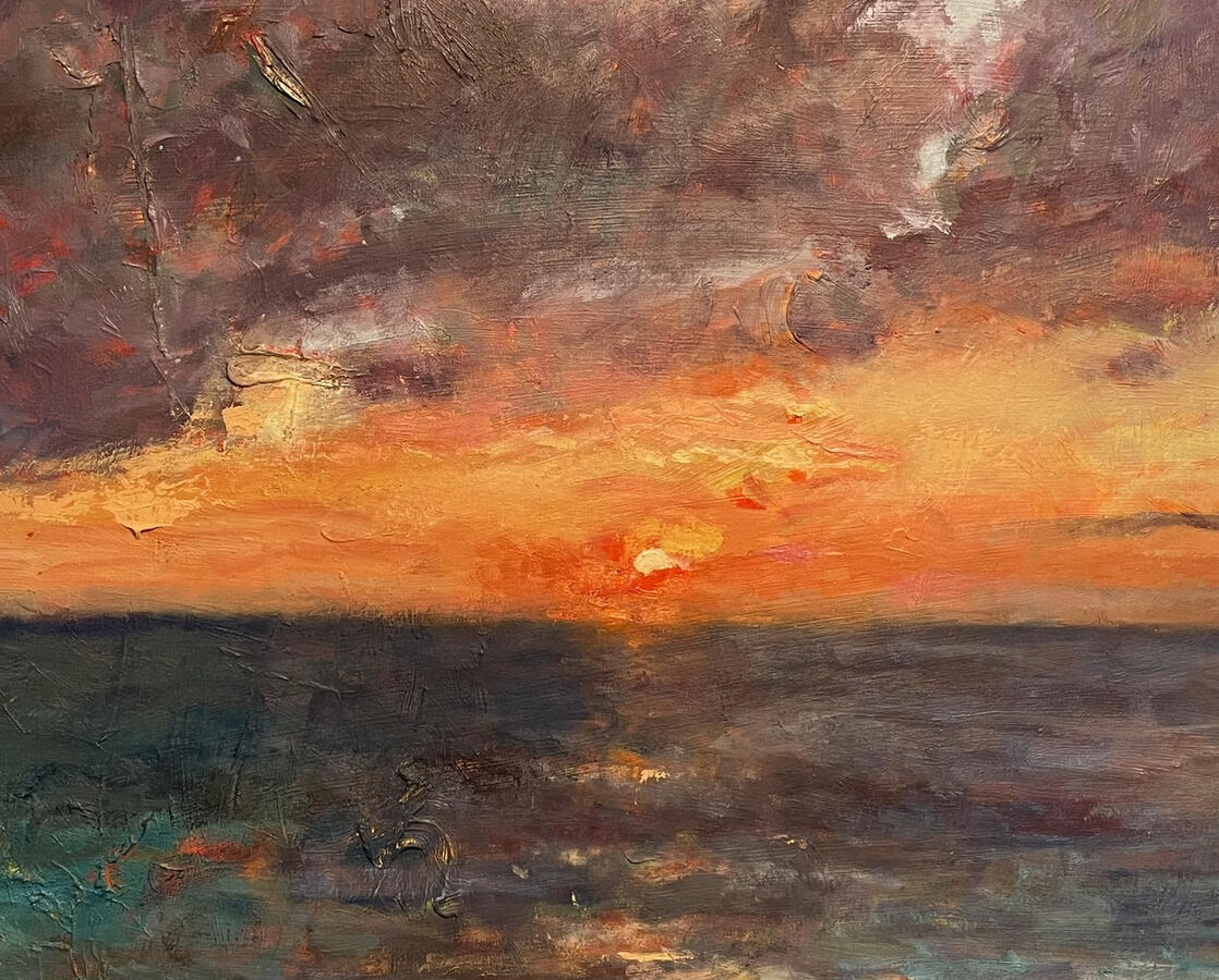 Caribbean oil painting